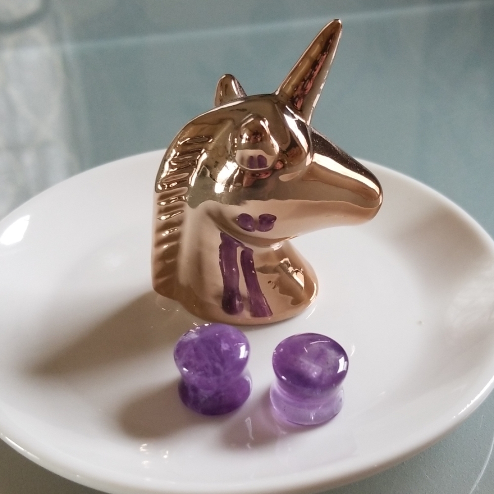 Amethyst Plugs